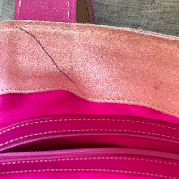 Coach Poppies for Peace Suede and Leather XL Tote - Picture 7 of 14